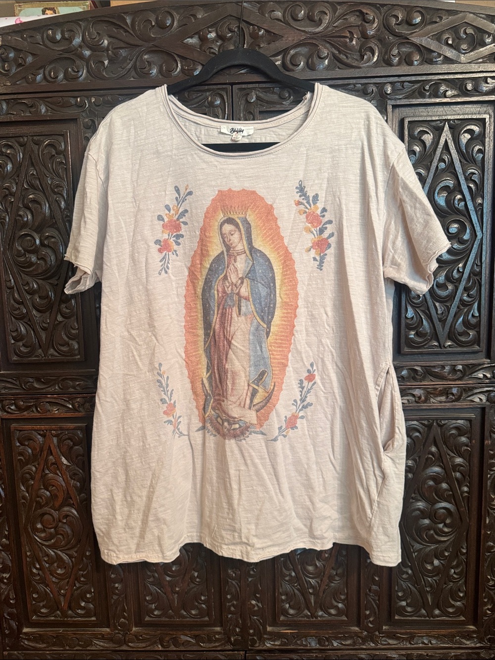 NWT Blue Velvet Virgin Mary Mini Dress/Oversized Top